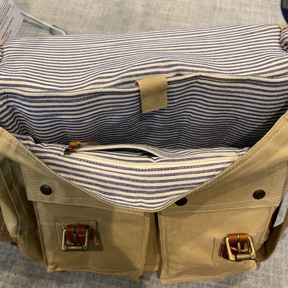 Canvas Computer Messenger Bag - image 3